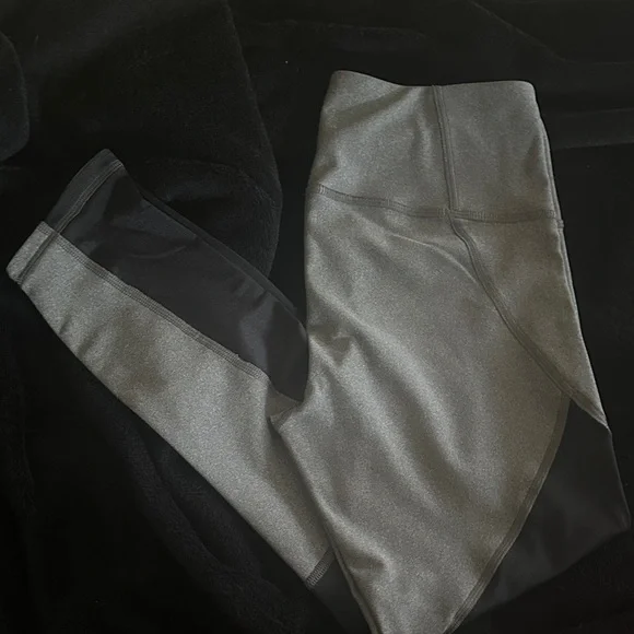 Under Armour Gray and Black Track Pants - Picture 1 of 5